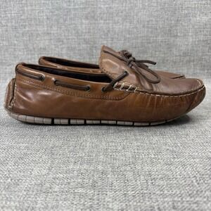 Cole Haan Zerogrand Venetian Driver Mens 8.5M British Tan Leather Loafers C26667
